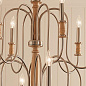 Karthe 12 Light Chandelier Beech and Brushed Nickel люстра 52472NI Kichler — фото 1