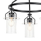 Everett 22.5" 3 Light Round Chandelier in a Black finish люстра 52377BK Kichler — фото 9