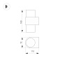 033555 Arlight Светильник SP-SPICY-WALL-TWIN-S180x72-2x6W Day4000 (BK, 40 deg) — фото 1