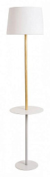 A2102PN-1WH Arte Lamp Connor торшер с полкой и белым абажуром