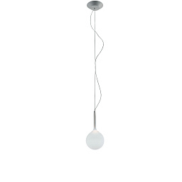 1045110A Artemide Castore подвесной светильник с шарообразным плафоном и тонкими подвесами