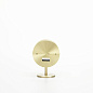 21502101 Night Vitra Часы настольные латунные с чёрным циферблатом — фото 2