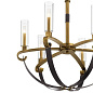 Artem 26" 6 Light Chandelier with Clear Glass Cylinders Natural Brass люстра 52015NBR Kichler — фото 4