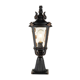 BT3-M Elstead Baltimore уличный фонарь на пьедестале с классическим фигурным корпусом и прозрачным стеклом