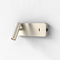 1058248 Enna Surface USB A+C Astro lighting светильник для чтения матовый никель — фото 3