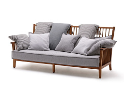 Gervasoni Outdoor 3-местный садовый диван ироко Gervasoni