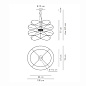 Axo Light Hoops SP HOOPS 4 подвесной светильник SPHOOPS4ORORLED — фото 1