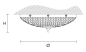 ELEGANTIA PL4 G03-G05 потолочная люстра Masiero