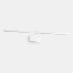 225029 Ideal lux Alma настенная подсветка для зеркала белого цвета с линейным корпусом