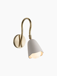 Настенный светильник Heathfield Fleur WL-FLEU-SBRS-IVRY-000-STD