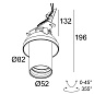 19813 9020 B Delta Light SPY 52 TRIMLESS TW Встраиваемый точечный светильник — фото 1
