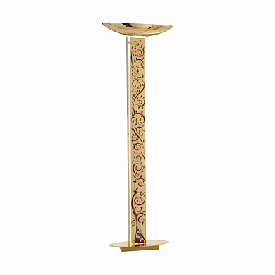 торшер с цилиндрическим абажуром