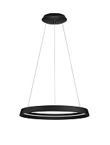 Triac Dimmable Sandy Black Aluminium & Acrylic LED 52 Watt 220-240 Volt 3717Lm IP20 2700-3000K CCT by Dip Switch D:60 H:150 cm