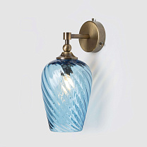 Twisted Optic Wall Light аква
