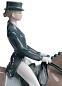 1008418 Lladro Dressage фарфоровая фигурка женщины на лошади во время выездки — фото 3