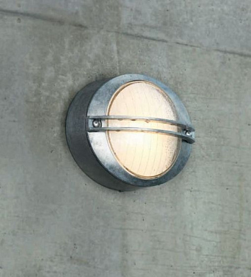BN00-0 Grau OVAL HV ZINC SAT - INCL BAR (LTD) Накладное бра