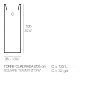SQUARE TOWER POT 35x35x100 горшок, Vondom — фото 1