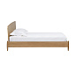 Farsta herringbone Двуспальная кровать из шпона Woodman