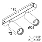 23213 9225 B Delta Light PR SPLITLINE M26L/M35R — трековый светильник Spy 272 — фото 1