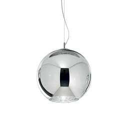 250335 Ideal lux Nemo подвесной светильник с зеркальным хромированным плафоном сферической формы