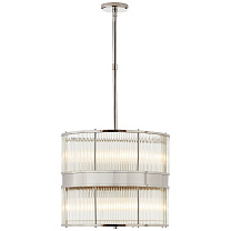 Allen Large Chandelier полированный никель и стеклянные стержни