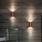 Настенный светильник Look AP2 ROUND D60 H300 Ideal Lux 370163, медь — фото 1