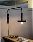 20167 WHIZZ Black and satin gold extensible wall lamp настенный светильник Faro barcelona — фото 2