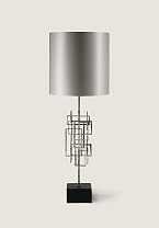 Gurney Silver shown with 17 Top Hat in Warm Grey Satin with Cream Card lining