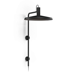 339620BB4 Wever Ducre Roomor настенный светильник чёрный с вытянутым плафоном