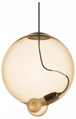 подвесной светильник с оранжевым плафоном