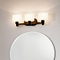 24 Inch 3 Light Vanity Light with Etched Glass Olde Bronze настенный светильник 37516 Kichler — фото 2