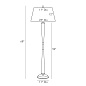 76001-963 Dempsey Floor Lamp Arteriors торшер