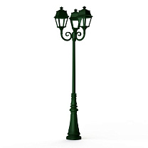 Avenue 2 N° 11; Clear glass Built-in LED 2700°K warm white 3x13W; British green