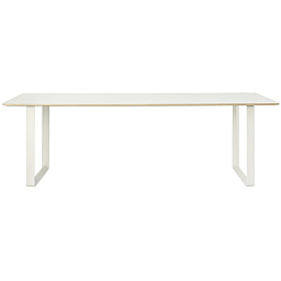 65061 Muuto 7070 обеденный стол ламинированный белый 108x295 см