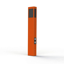 Brick² N° 4; Black PMMA E27 23W Plug; Pure orange