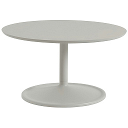 10760 Muuto Soft журнальный стол круглый серый d75 см