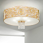 Kolarz EMOZIONE 0345.16.3.Aq.Ch.OKpT потолочный светильник золото 24 карата ø60cm высота 38cm 6 ламп e27 — фото 1