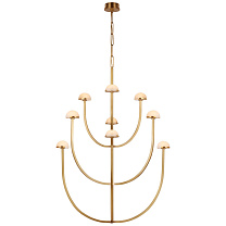 Pedra X-Large Three-Tier Chandelier антично-патинированная латунь с алебастром