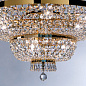 LU 2388/15/70 gold Sheraton Orion крупная хрустальная подвесная люстра — фото 1