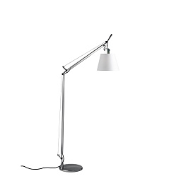 A014900 + A014610 Artemide Tolomeo торшер с регулируемым плафоном на длинной металлической опоре