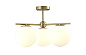 Люстра Crystal Lux FELIZ SP-PL3 BRONZE/WHITE — фото 1