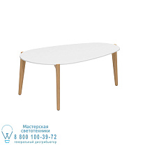 СТОЛИК TEA TIME 100X60CM H40 CERAMIC WHITE Royal Botania