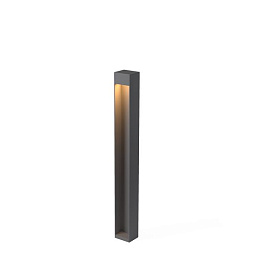 Flos Klein Pro садовый светильник прямоугольной формы серого оттенка