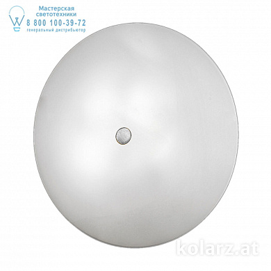 Kolarz CENTRO 0314.U15.6.W потолочный светильник никель белый ø62cm высота 8cm 5 ламп e27
