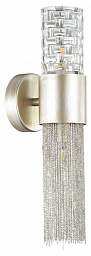 4631/2W Odeon Light Perla настенное бра с подвесками из нитей серебра