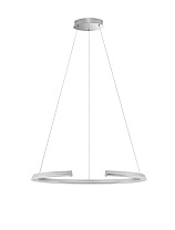 Triac Dimmable Chrome Stainless Steel, Aluminium &Acrylic LED 58Watt 220-240Volt 3728 Lm IP20 3500K D:83 H:120 cm