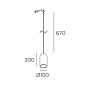 71-8479-05-DC Leds C4 Eclipse Conic for Deltatrack черный — фото 1