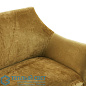 Leandro Settee Marigold Velvet Grey Ash мягкое сиденье Arteriors 8163 — фото 8