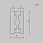 TRX154-112PT Maytoni Busbar trunkings Flarity Шинопровод накладной/подвесной Платина — фото 6