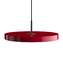 Asteria Medium Ruby Red - Black Top 43x 14 cm, 2.7m cordset